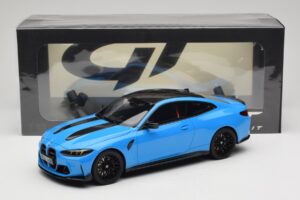 BMW M4 CS G82 Riviera Blue GT Spirit 1:18 GT511 Gyanta – 6. kép a 6-ből