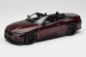 BMW M4 G83 Kabrió Piros Metál Minichamps 1:18 155021032 Fém