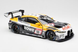 BMW M4 G82 GT3 Rowe Racing #98 ADAC 24 Hours Nürburgring 2022 Minichamps 1:18 113222098 Fém – 6. kép a 8-ből