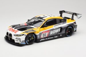 BMW M4 GT3 #98 M. Wittmann / S. van der Linde Rowe Racing ADAC 24h Nurburgring 2023 Minichamps 1:18 113232098 Fém