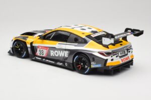 BMW M4 GT3 #98 M. Wittmann / S. van der Linde Rowe Racing ADAC 24h Nurburgring 2023 Minichamps 1:18 113232098 Fém – 7. kép a 8-ből