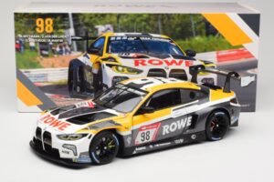 BMW M4 GT3 #98 M. Wittmann / S. van der Linde Rowe Racing ADAC 24h Nurburgring 2023 Minichamps 1:18 113232098 Fém – 8. kép a 8-ből