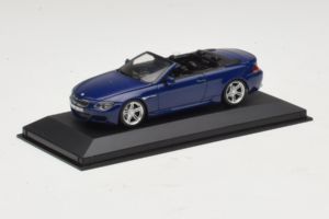 BMW M6 E64 Kabrió Blue Metallic Minichamps 1:43 BMW017 Fém – 2. kép a 4-ből