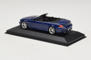 BMW M6 E64 Kabrió Blue Metallic Minichamps 1:43 BMW017 Fém – 3. kép a 4-ből