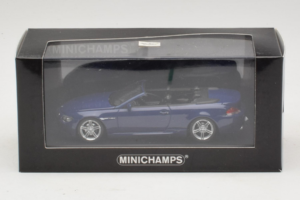 BMW M6 E64 Kabrió Blue Metallic Minichamps 1:43 BMW017 Fém – 4. kép a 4-ből