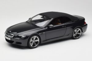 BMW M6 E64 Kabrió Sapphire Black Kyosho 1:18 80430417424 Fém – 3. kép a 9-ből