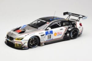 BMW M6 GT3 F13 #18 Schubert Motorsport A. Farfus / J. Krohn 24h Nurburgring 2016 Minichamps 1:18 155162618 Fém