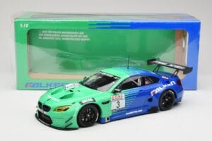 BMW M6 GT3 F13 #3 Falken Motorsports P. Düsseldorf / J. Müller VLN Winner Heat 4 2017 Minichamps 1:18 153172693 Fém – 6. kép a 6-ből