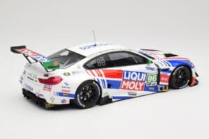 BMW M6 GT3 F13 #96 Turner Motorsport B. Auberlen / R. Foley Class Winner Petit Le Mans 2019 Minichamps 1:18 153192696 Fém – 2. kép a 6-ből
