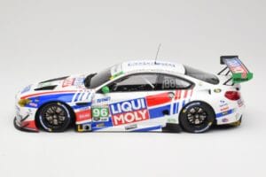 BMW M6 GT3 F13 #96 Turner Motorsport B. Auberlen / R. Foley Class Winner Petit Le Mans 2019 Minichamps 1:18 153192696 Fém – 3. kép a 6-ből