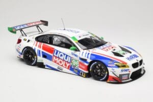BMW M6 GT3 F13 #96 Turner Motorsport B. Auberlen / R. Foley Class Winner Petit Le Mans 2019 Minichamps 1:18 153192696 Fém – 4. kép a 6-ből