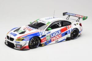BMW M6 GT3 F13 #96 Turner Motorsport B. Auberlen / R. Foley Class Winner Petit Le Mans 2019 Minichamps 1:18 153192696 Fém