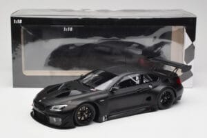 BMW M6 GT3 F13 Plain Body Version Matte Black Minichamps 1:18 155162610 Fém – 6. kép a 6-ből