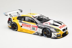 BMW M6 GT3 Rowe Racing #98 M. Wittmann / T. Blomqvist / P. Eng 4th Place 24 Hours Nurburgring 2020 Minichamps 1:18 155202698  – 4. kép a 6-ből