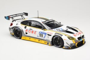 BMW M6 GT3 Rowe Racing #99 M. Basseng / M. Martin 24 Hours Nurburgring 2017 Minichamps 1:18 155172699 Fém – 4. kép a 6-ből