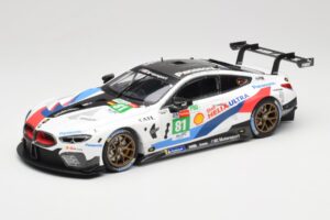 BMW M8 GTE #81 Team MTEK M. Tomczyk / N. Catsburg / N. Yelloly 24 Hours of Le Mans 2018 Minichamps 1:18 155182981 Fém