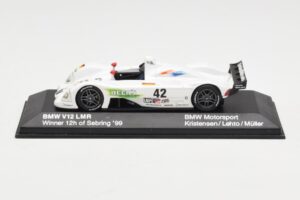 BMW V12 LMR LMP1 #42 J. Müller / J. Lehto 24 Hours of Le Mans 2000 Minichamps 1:43 80420018215 Fém