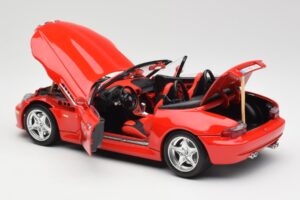 BMW Z3 E36/7 Roadster Piros Bburago 1:18 3349 Fém – 5. kép a 8-ből