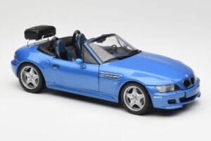 BMW Z3 M Roadster Csomagtartóval Kék Metál UT Models 1:18 20416 Fém – 6. kép a 8-ből