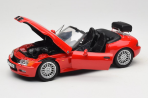 BMW Z3 Roadster 1.9 Piros Márkakereskedői Kiadás UT Models 1:18 80439423068 Fém – 2. kép a 8-ből