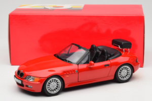 BMW Z3 Roadster 1.9 Piros Márkakereskedői Kiadás UT Models 1:18 80439423068 Fém – 8. kép a 8-ből