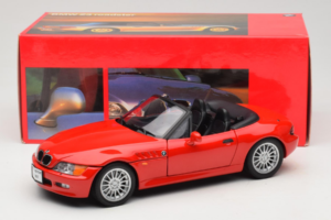 BMW Z3 Roadster Piros Márkakereskedői Kiadás UT Models 1:18 80439422185 Fém – 8. kép a 8-ből