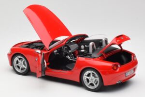 BMW Z4 E85 Roadster Piros Bburago 1:18 34046 Fém – 5. kép a 8-ből