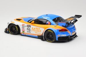 BMW Z4 E89 GT3 #46 Mills Racing M. Wittmer / A. Mills Pirelli World Challenge Sprint X-Series 2016 Minichamps 1:18 151162346  – 5. kép a 6-ből