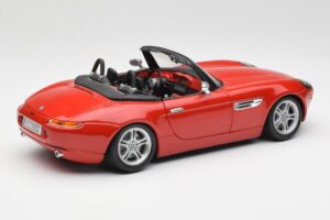 BMW Z8 E52 Piros Metál Bburago 1:18 18-12032 Fém – 3. kép a 8-ből