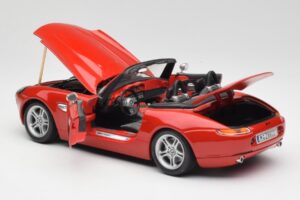 BMW Z8 E52 Piros Metál Bburago 1:18 18-12032 Fém – 5. kép a 8-ből