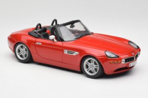 BMW Z8 E52 Piros Metál Bburago 1:18 18-12032 Fém – 6. kép a 8-ből