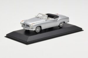 Borgward Isabella Kabrió Ezüst Minichamps 1:43 400096030 Fém – 2. kép a 4-ből