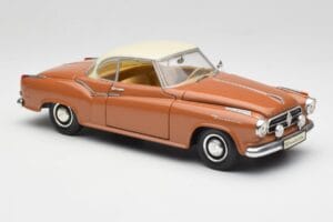Borgward Isabella Coupe Bronz Fehér Revell 1:18 08982 Fém – 6. kép a 8-ből
