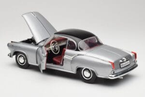 Borgward Isabella Coupe Szürke & Fekete Revell 1:18 8989 Fém – 7. kép a 8-ből