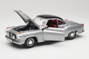 Borgward Isabella Coupe Szürke & Fekete Revell 1:18 8989 Fém – 8. kép a 8-ből