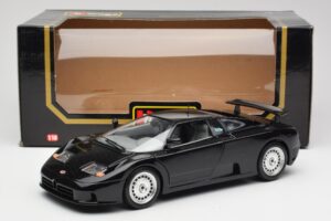 Bugatti EB110 Fekete Bburago 1:18 3055 Fém – 8. kép a 8-ből