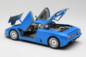 Bugatti EB110 Kék Bburago 1:18 3035 Fém – 6. kép a 8-ből