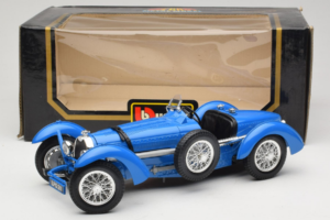 Bugatti Type 59 Kék Bburago 1:18 3005-M1 Fém – 5. kép a 5-ből