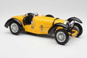 Bugatti Type 59 Sárga Bburago 1:18 3005 Fém – 6. kép a 8-ből