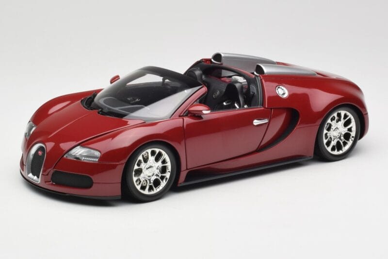 Bugatti Veyron Grand Sport Piros Minichamps 1:18 100110832 Fém