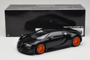 Bugatti Veyron Super Sport Black Metallic Minichamps 1:18 100110842 Fém – 8. kép a 8-ből