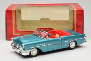 Buick Century Kabrió Kék Mira 1:18 6134 Fém – 8. kép a 8-ből