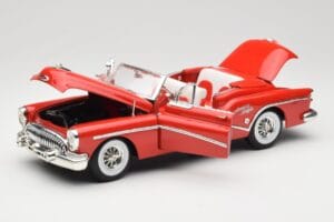 Buick Skylark Kabrió Piros Motormax 1:18 73129 Fém – 2. kép a 8-ből