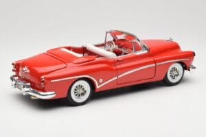 Buick Skylark Kabrió Piros Motormax 1:18 73129 Fém – 3. kép a 8-ből