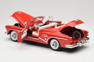Buick Skylark Kabrió Piros Motormax 1:18 73129 Fém – 5. kép a 8-ből