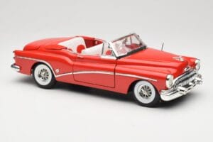 Buick Skylark Kabrió Piros Motormax 1:18 73129 Fém – 6. kép a 8-ből