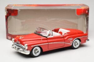 Buick Skylark Kabrió Piros Motormax 1:18 73129 Fém – 8. kép a 8-ből