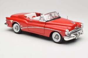 Buick Skylark Piros Motormax 1:18 411393-M1 Fém – 6. kép a 8-ből