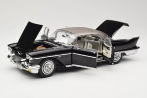 Cadillac Brougham Fekete Sun Star 1:18 4001 Fém – 2. kép a 8-ből