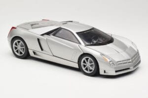 Cadillac Cien Ezüst Hot Wheels 1:18 57296 Fém – 6. kép a 8-ből
